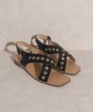 OASIS SOCIETY KYLIE - Studded Cross Band Sandal