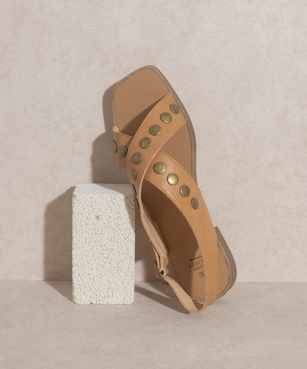 OASIS SOCIETY KYLIE - Studded Cross Band Sandal