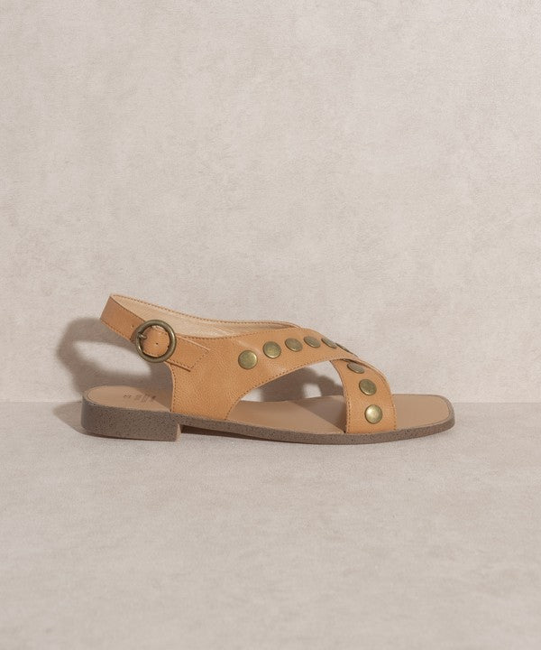 OASIS SOCIETY KYLIE - Studded Cross Band Sandal