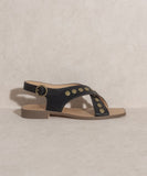 OASIS SOCIETY KYLIE - Studded Cross Band Sandal