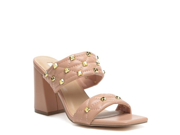 FISCHER BLOCK HEEL SANDALS