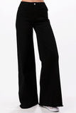 Wide Leg Denim Pants Jeans Western Style