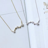 14K Gold Chain Star Necklace