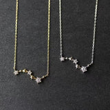 14K Gold Chain Star Necklace