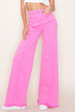 Wide Leg Denim Pants Jeans Western Style