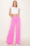 Wide Leg Denim Pants Jeans Western Style