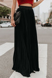 Pleated Maxi Skirt