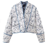 Printed Quilt Jacket