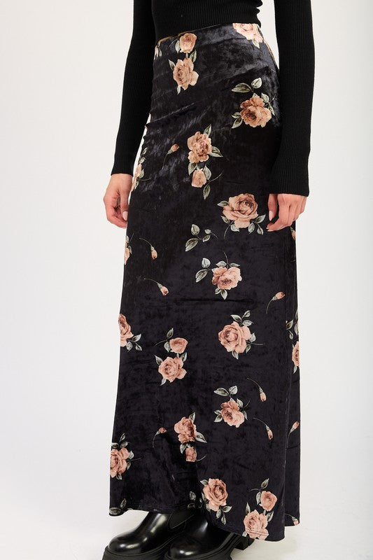 HIGH WAIST MAXI PENCIL SKIRT