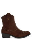 Hira Studs Embellished Cowboy Boots