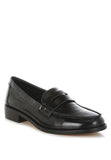 Roxana Real Leather Penny Strap Loafers